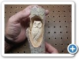 Carving a small Owl with Foredom and Dremel
